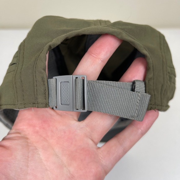 REI Co-op Screeline Hat Cap Olive Green Hiking Foldable Moisture-Wicking 5 Panel - Picture 5 of 7